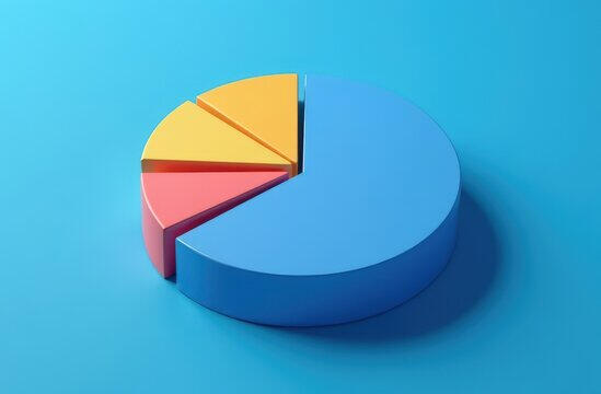 nick trent - pie chart showing positions