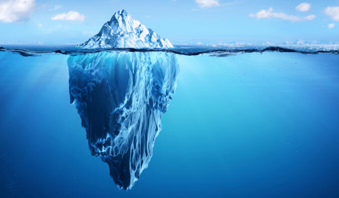 nick trent - iceberg in the ocean